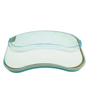 Small Model Dental Lab Supplies / Ceramic Watering Plate With Clear Plastic Cover