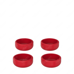Processing Package, 4 pcs, Pivoting Retention, Red for Locator® compatible with Bego Semados® Internal Ø4.5